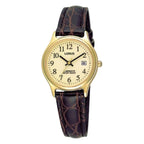 Lorus RXT92AX5 Brown Strap Lumibrite Ladies Watch