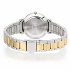 Lorus RY524AX9 Solar Women's White Dial Two Tone Stainless Bracelet Watch