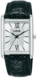Lorus RH837CX9 Silverwhite Tone ‘Rectangular Chic’ Ladies Watch