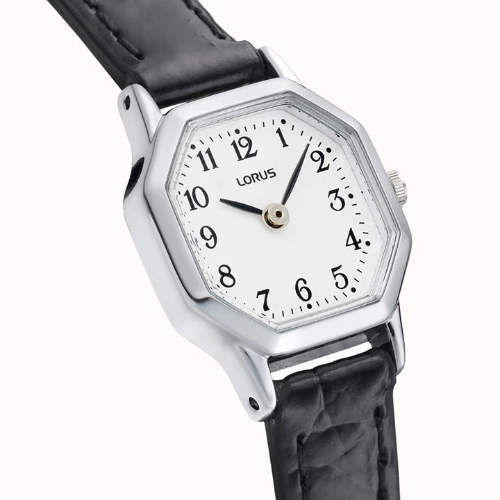 Lorus RJ471BX9 Elegant White Octagonal Ladies Watch