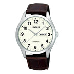 Lorus RJ647AX9 Black Leather Strap Men’s Watch