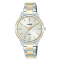 Lorus RG256YX9 White Silver Colour Dial Two Tone ‘Shimmer’ Ladies Watch