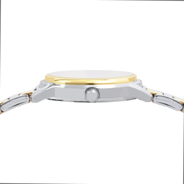 Lorus RG256YX9 White Silver Colour Dial Two Tone ‘Shimmer’ Ladies Watch
