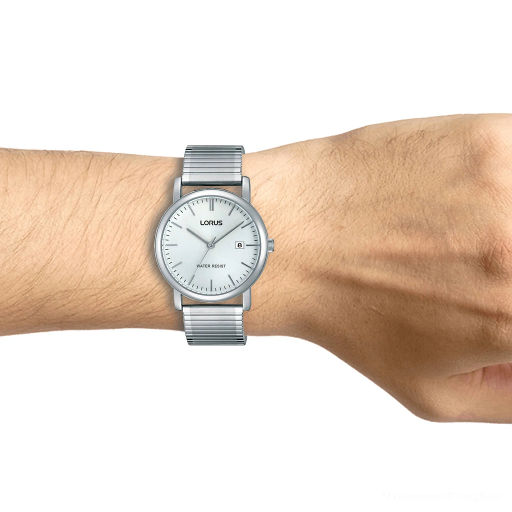 Lorus RG855CX5 Stainless Steel Men’s Expanding Bracelet Watch