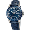 Festina F20699/2 Blue Titanium Men’s Watch with blue leather strap