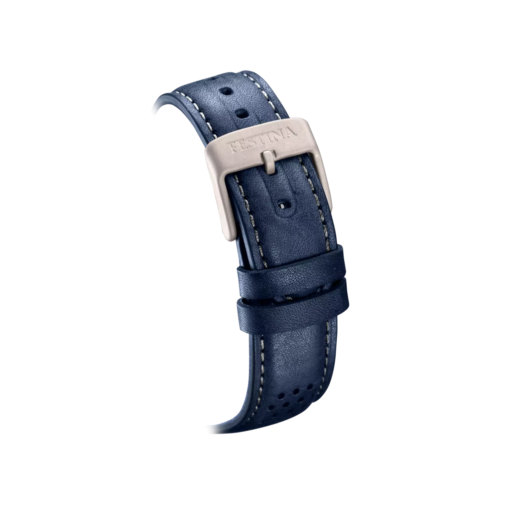 Festina F20699/2 Blue Titanium Men’s Watch with blue leather strap