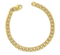 UNIQUE & CO LAB-214 Gold IP Plated Stainless Steel Men’s Bracelet