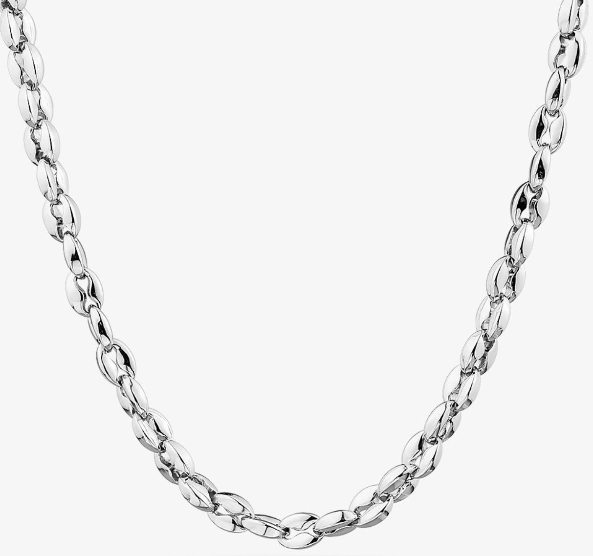 UNIQUE & CO LAK-296 Mens Stainless Steel 50cm Marine Link Chain
