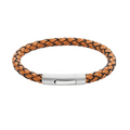 Unique & co Men’s Waxy Tan Leather Bracelet - B564WT