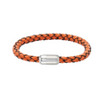 Unique & Co Men’s Orange Suede Leather Bracelet - B570OR