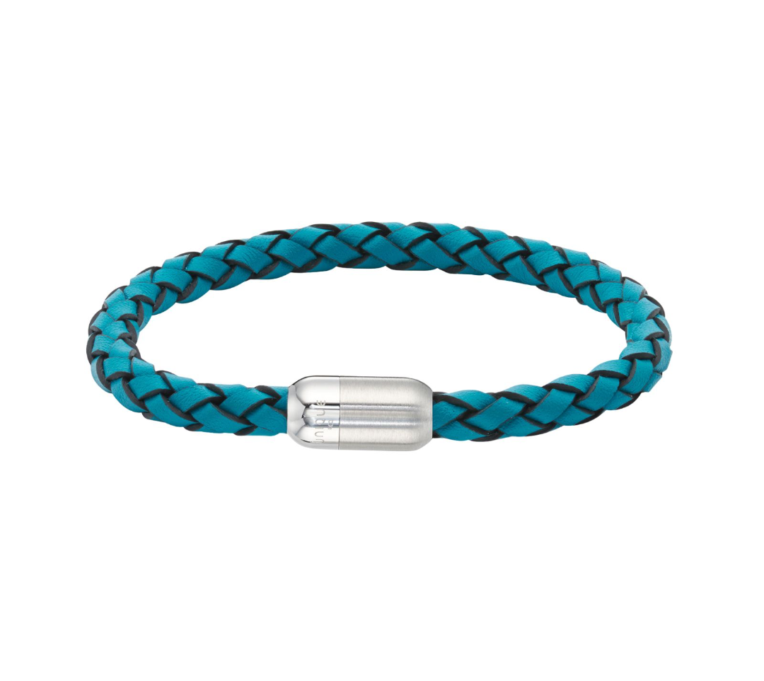 Unique & Co Men’s Turquoise Leather Bracelet - B570TQ
