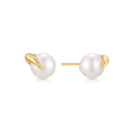 Ania Haie - Gold Pearl Claw Stud Earrings
