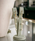 Lido Pearls - Gold Plated Freshwater Pearl Pull Through Earrings