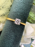 PRE LOVED - 18ct Yellow Gold Diamond Solitaire Ring