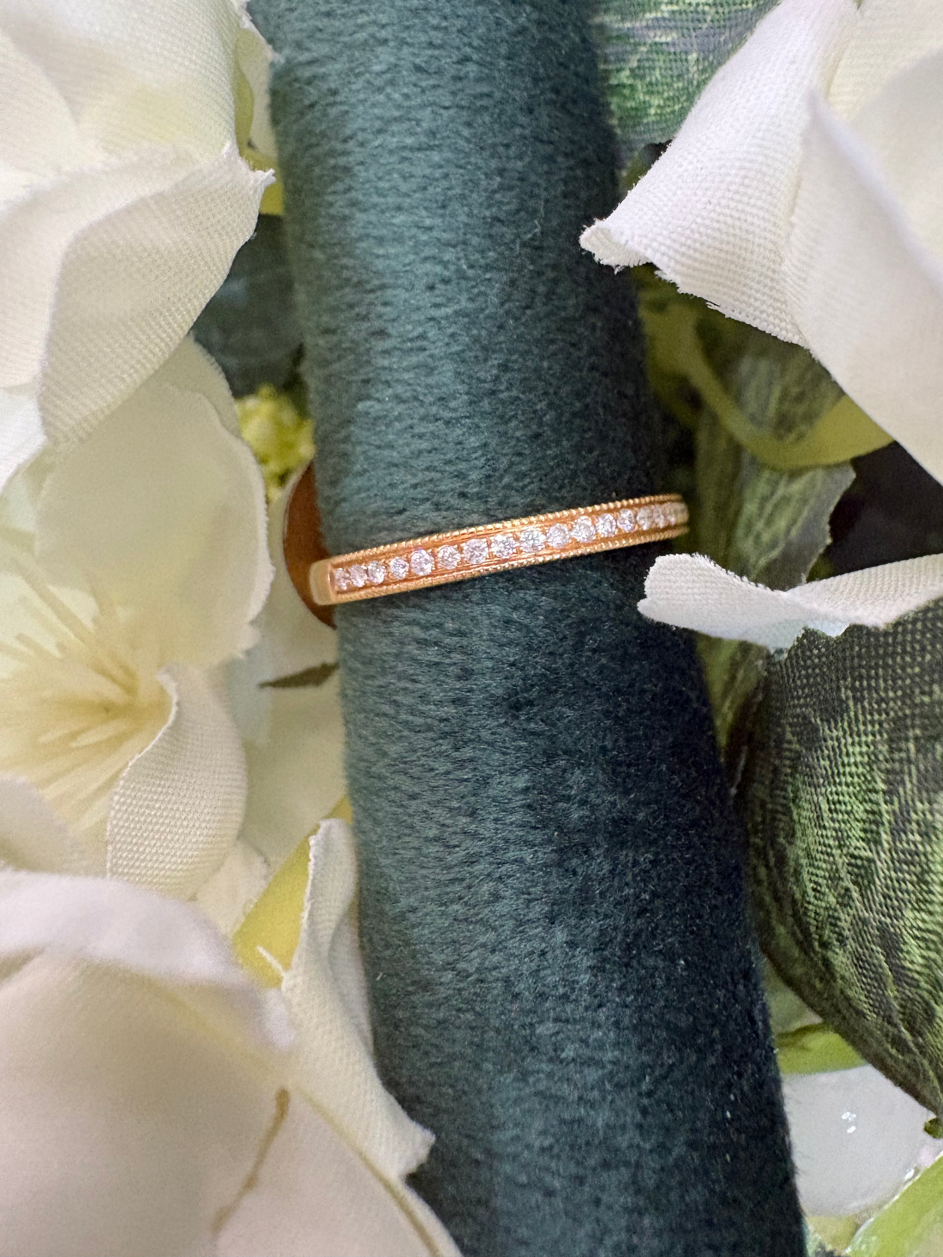 18ct Rose Gold Diamond Eternity Ring