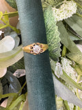 PRE LOVED - 18ct Yellow Gold Claw Set Diamond Ring