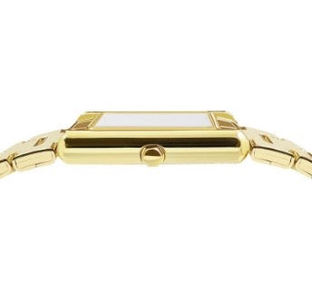 Lorus RH836CX9 Green Gold Tone ‘Rectangular Chic’ Ladies Watch