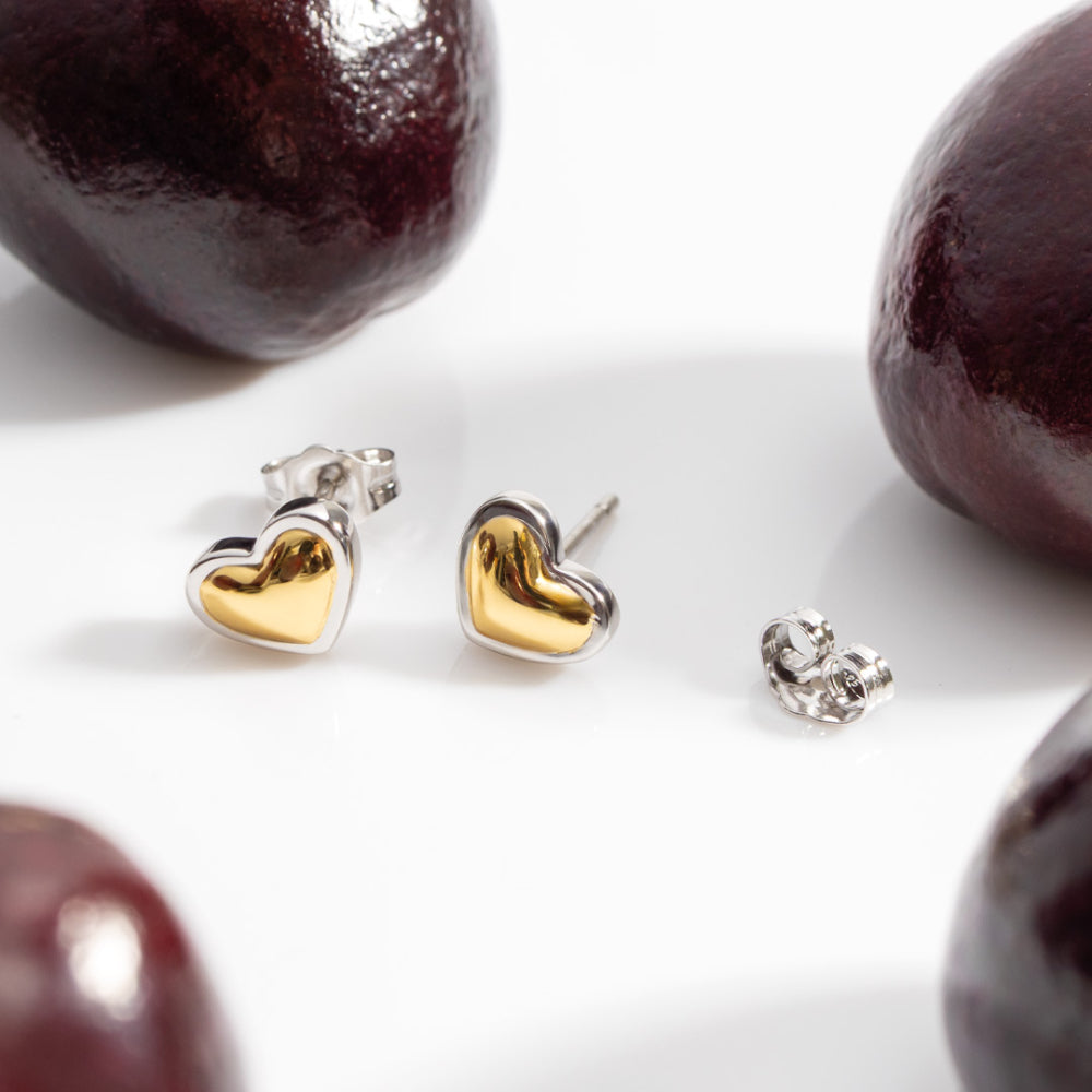 Kit Heath - Heart of Gold Stud Earrings