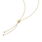 Ania Haie Tide Echo Gold Twisted Rope Lariat Necklace