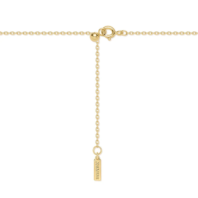 Ania Haie Tide Echo Gold Twisted Rope Lariat Necklace