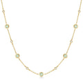 Ania Haie Ripple Joy Gold Mint Green Station Necklace