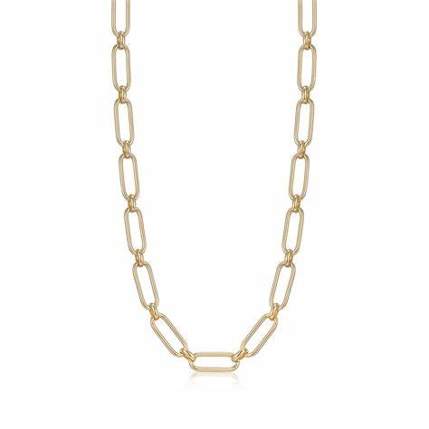 Ania Haie Gold Cable Connect Chunky Chain Necklace
