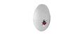 Oval Sterling Silver Tie Tac with Ruby