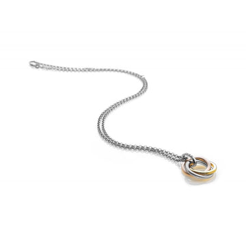 Hot Diamonds Calm Pendant - Rose and Yellow Gold Plated Accents