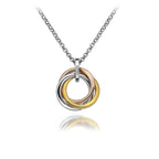 Hot Diamonds - Calm Pendant with Rose and Yellow Gold Plated Accents