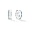 Coeur de Lion Eternal Unity Hoops Silver-Blue