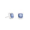 Coeur de Lion Spikes Square Earrings Aventurine Silver-Blue