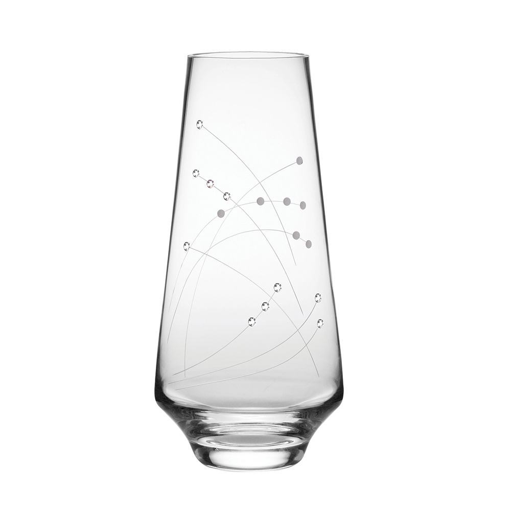 ROYAL SCOT CRYSTAL LARGE TEARDROP DIAMANTE VASE