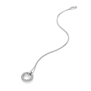 Hot Diamonds Forever White Topaz Pendant