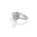Hot Diamonds -  Glimmer White Topaz Ring