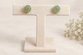 8mm Jade Stud Earrings