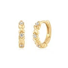 Ania Haie Gold Sparkle Huggies
