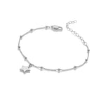 Hot Diamonds Silver Whisper "40th Birthday" 925 Sterling Silver Bracelet
