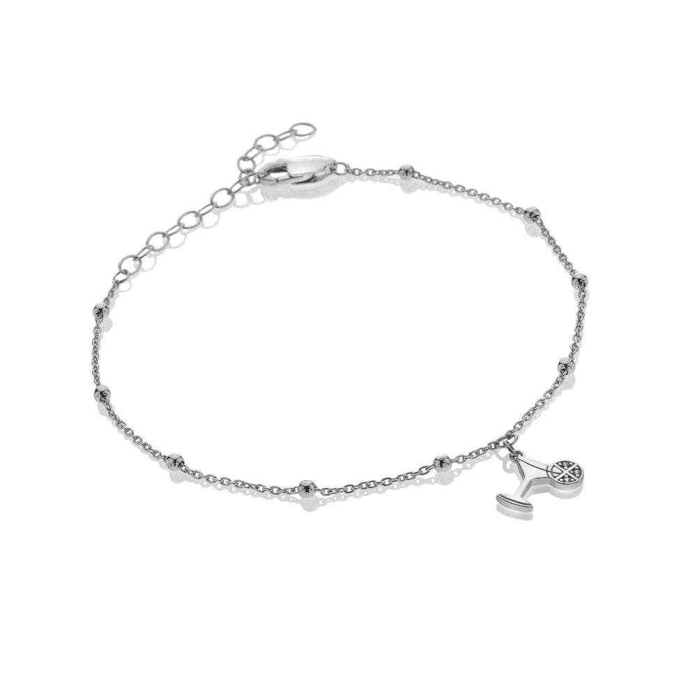 Hot Diamonds Silver Whisper "Birthday Celebrations" 925 Sterling Silver Bracelet
