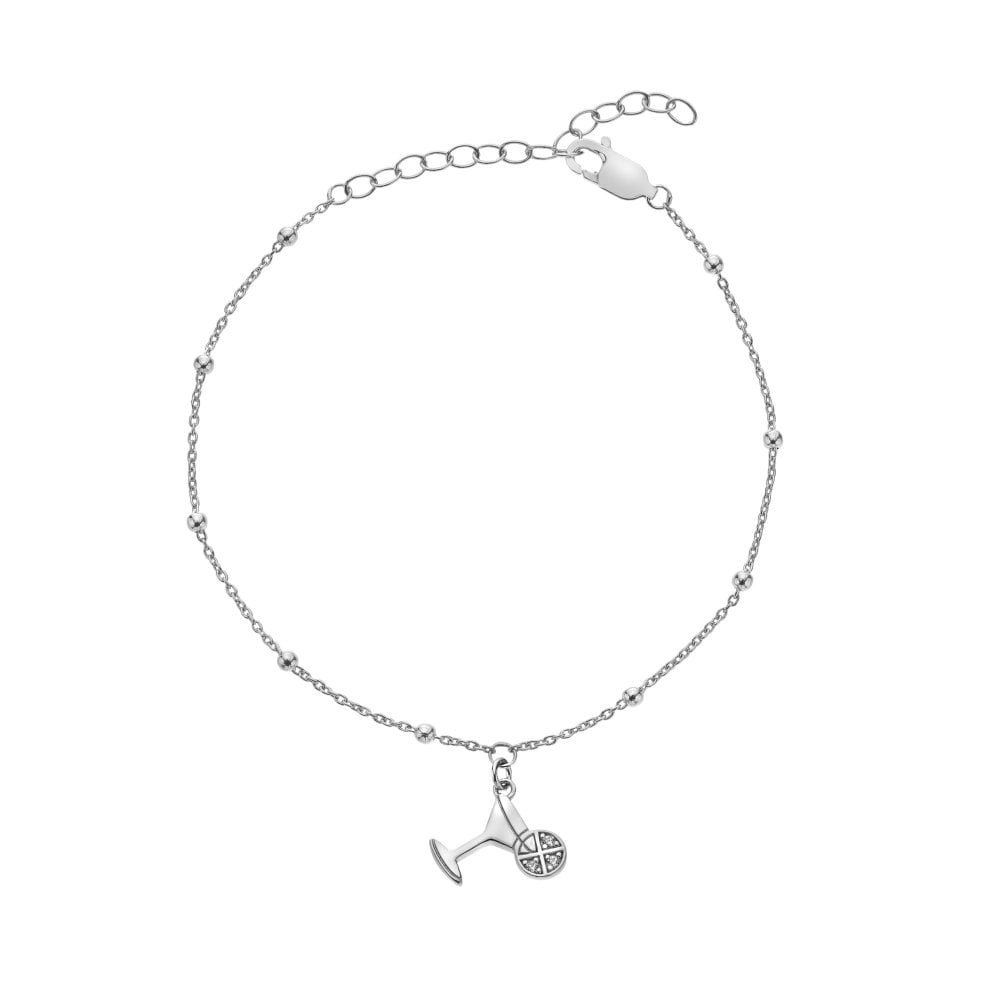 Hot Diamonds Silver Whisper "Birthday Celebrations" 925 Sterling Silver Bracelet