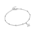 Hot Diamonds Silver Whisper "Brave" 925 Sterling Silver Bracelet