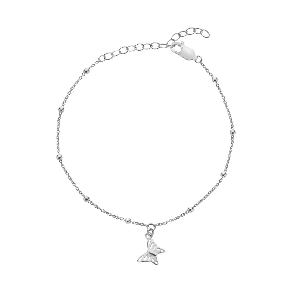 Hot Diamonds Silver Whisper "Brave" 925 Sterling Silver Bracelet