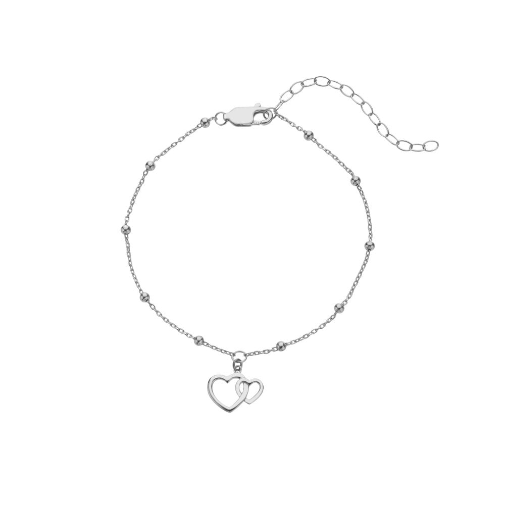 Hot Diamonds Silver Whisper "Mother and Daughter" 925 Sterling Silver Bracelet