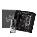 ROYAL SCOT CRYSTAL : 2 Tall Tumblers/Highballs (156mm) - Presentation Boxed