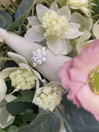 18ct Gold Classical Diamond Cluster Ring