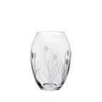 ROYAL SCOT CRYSTAL Wild Tulip Small Barrel Vase - 145mm (Gift Boxed)