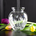ROYAL SCOT CRYSTAL WILD TULIP LARGE POSY VASE