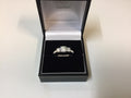 Platinum 3 stone diamond ring