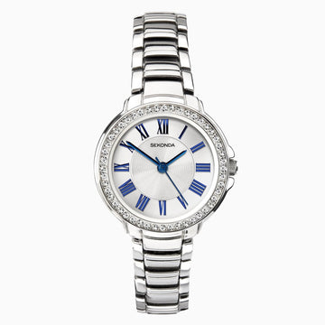 Sekonda Ladies Watch | Silver Case & Alloy Bracelet with Silver Dial