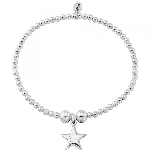 trink silver puff star charm