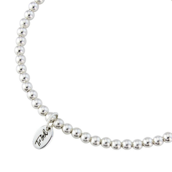 trink silver Birthstone Bracelet - June (Pearl)